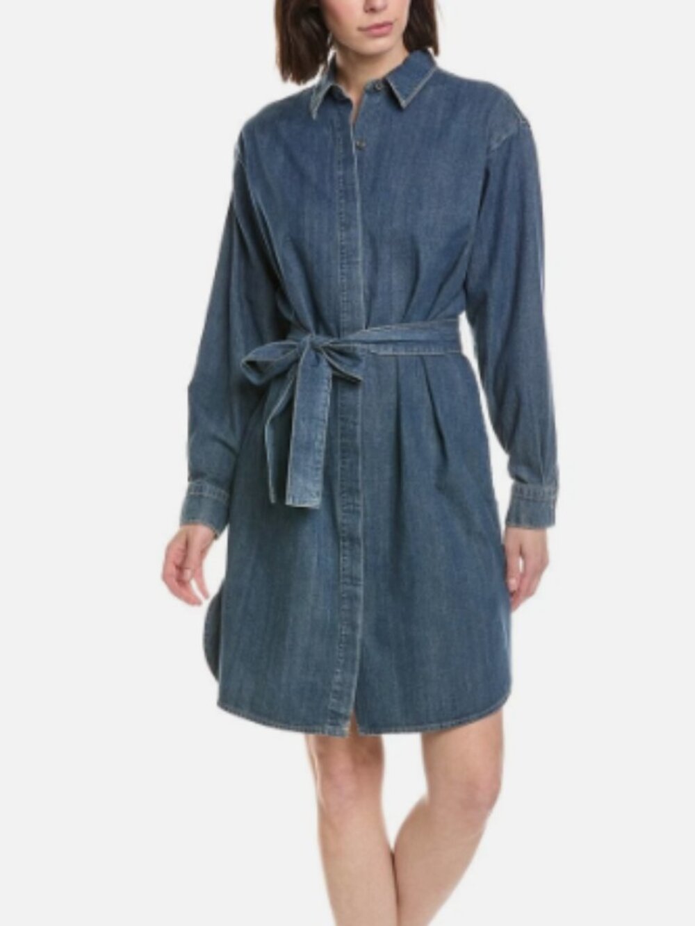 James Perse Long Sleeve Denim Shirtdress James Perse NWT SZ M